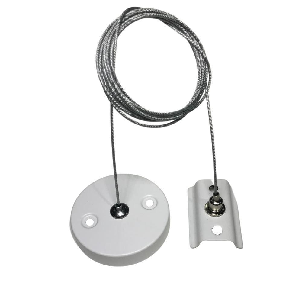 Kit suspensão para fixação trilho eletrificado bivolt branco