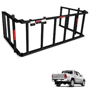Extensor de Caçamba Amarok 2010 a 2023 Rampa Preto Gtnox