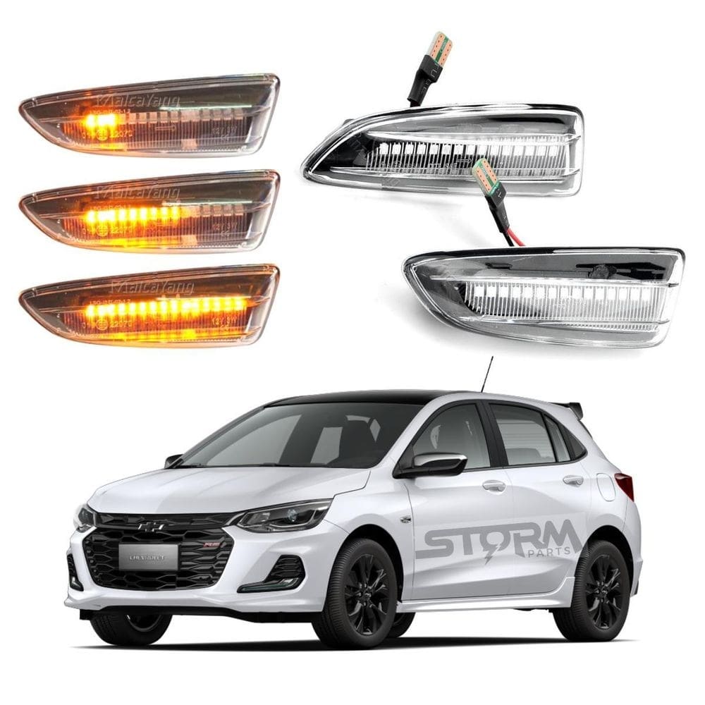 Par pisca seta sequencial chevrolet onix gm turbo rs lt ltz