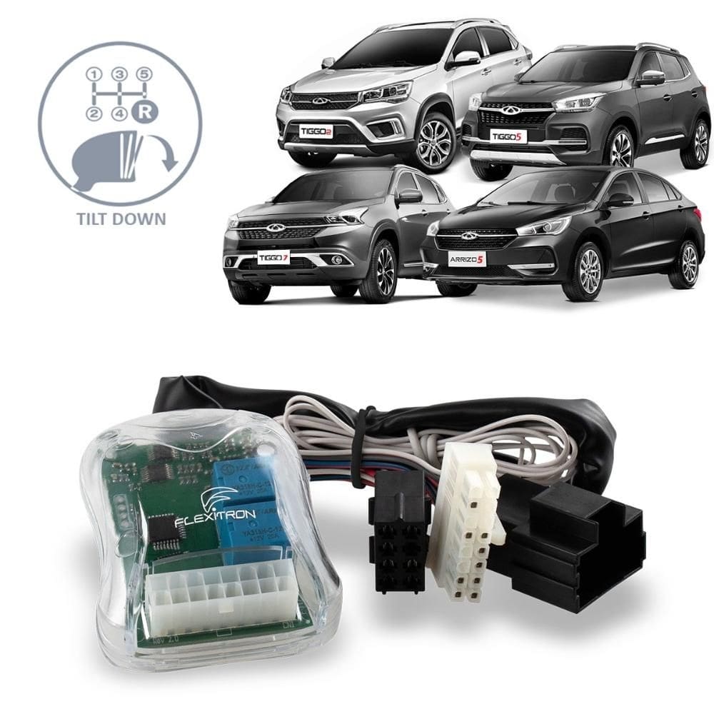 Módulo Retrovisor Tiggo 2 3 5 7 Arrizo 5 2018 2020 Tilt Down