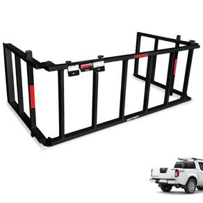 Extensor de Caçamba Frontier 2008 a 2016 Rampa Preto Reforçado 350kg Gtnox