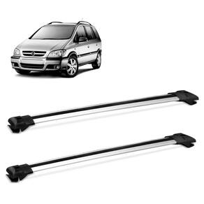 Rack Teto Travessa Larga Zafira 2001 a 2012 Aluminio Prata