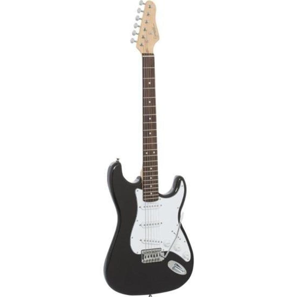 Guitarra Giannini G100 Preta Com Escudo Branco [F002]