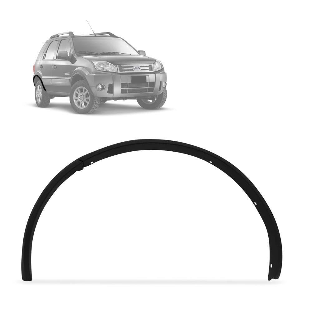 Alargador Paralamas Ecosport 2003 a 2012 Traseiro LD Preto