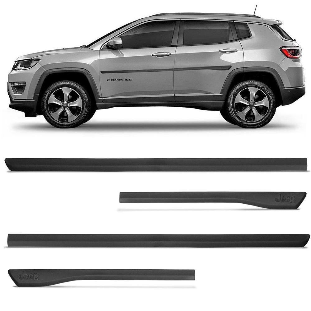 Friso Jeep C/pass 2015 a 2020 Borrachão Preto