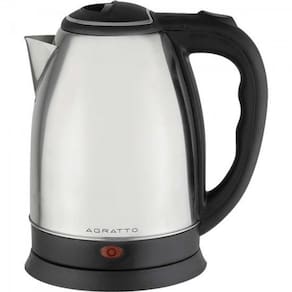 Chaleira Elétrica Agratto CE02 Prata Em Aço Inox 220V [F002]