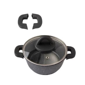 Panela 24 Cm Cacarola C/ Revestimento Ceramica Antiaderente
