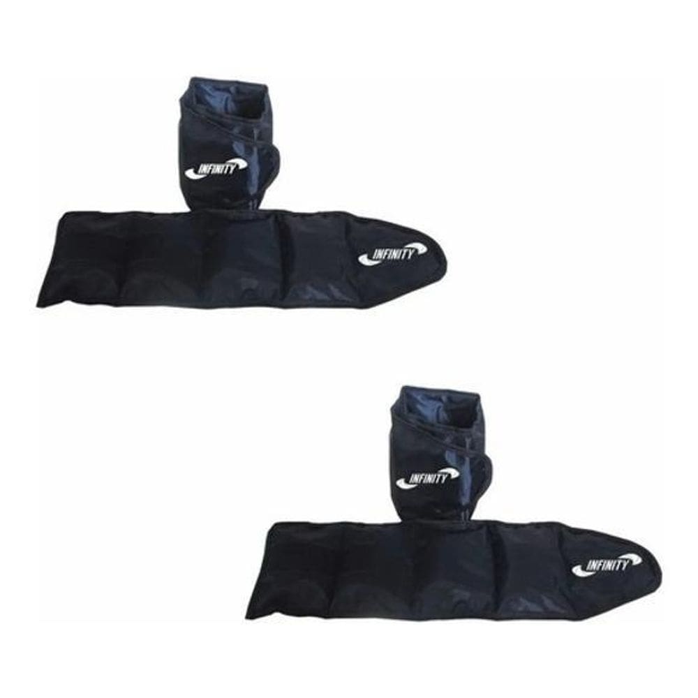 Peso para perna tornozeleira profissional kit 2kg e 4kg par