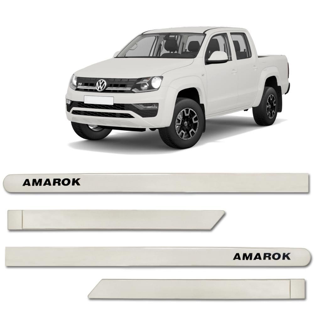 Jogo de Friso Lateral Amarok 2010 a 2023 Bege Areia