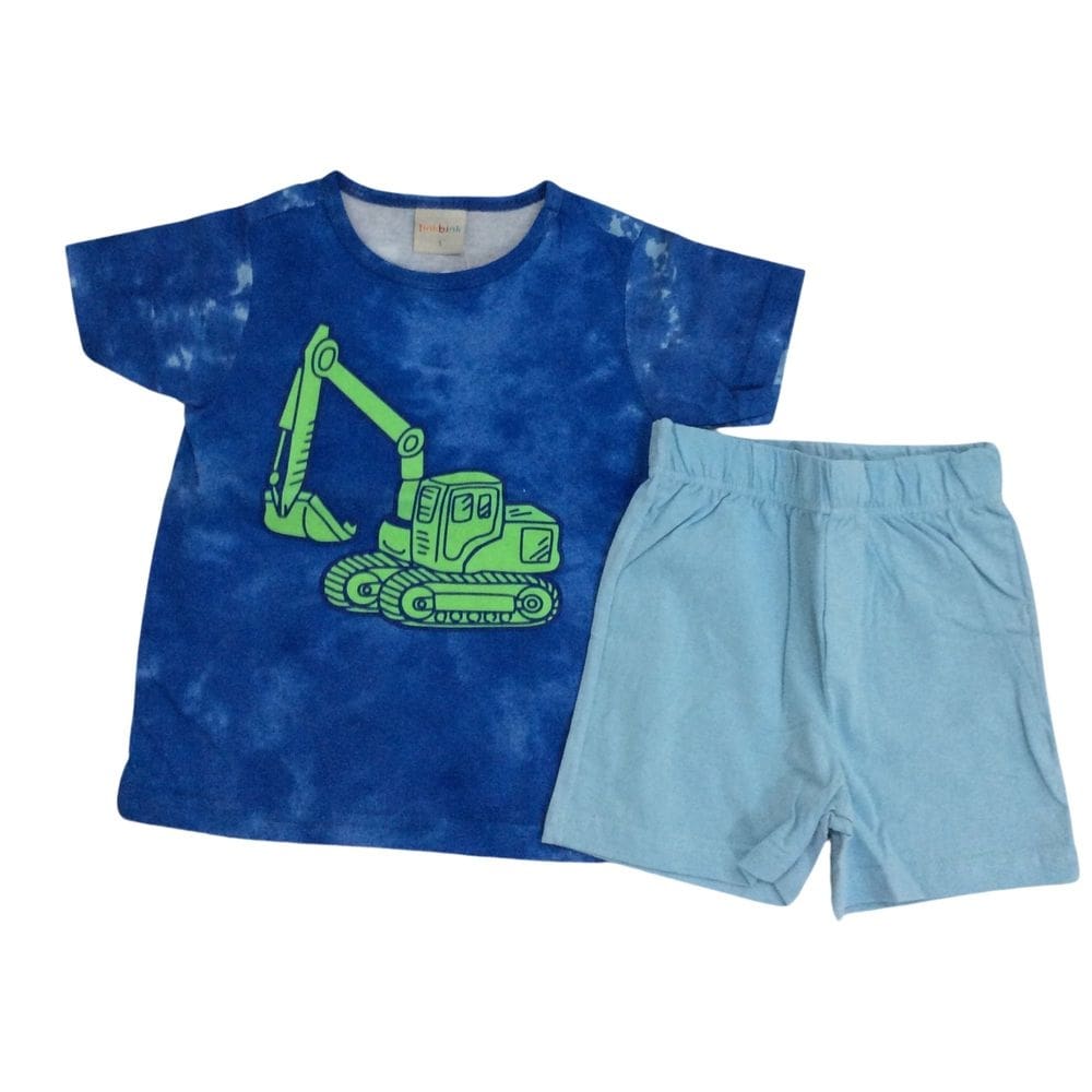 Pijama Verão Tink Bink Masc Infantil Azul