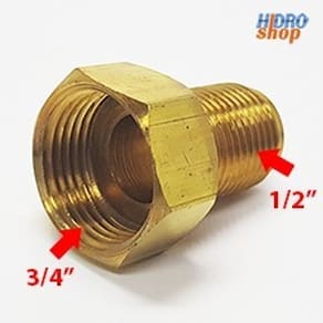 Bucha Invertida 1/2" X 3/4" - 300570