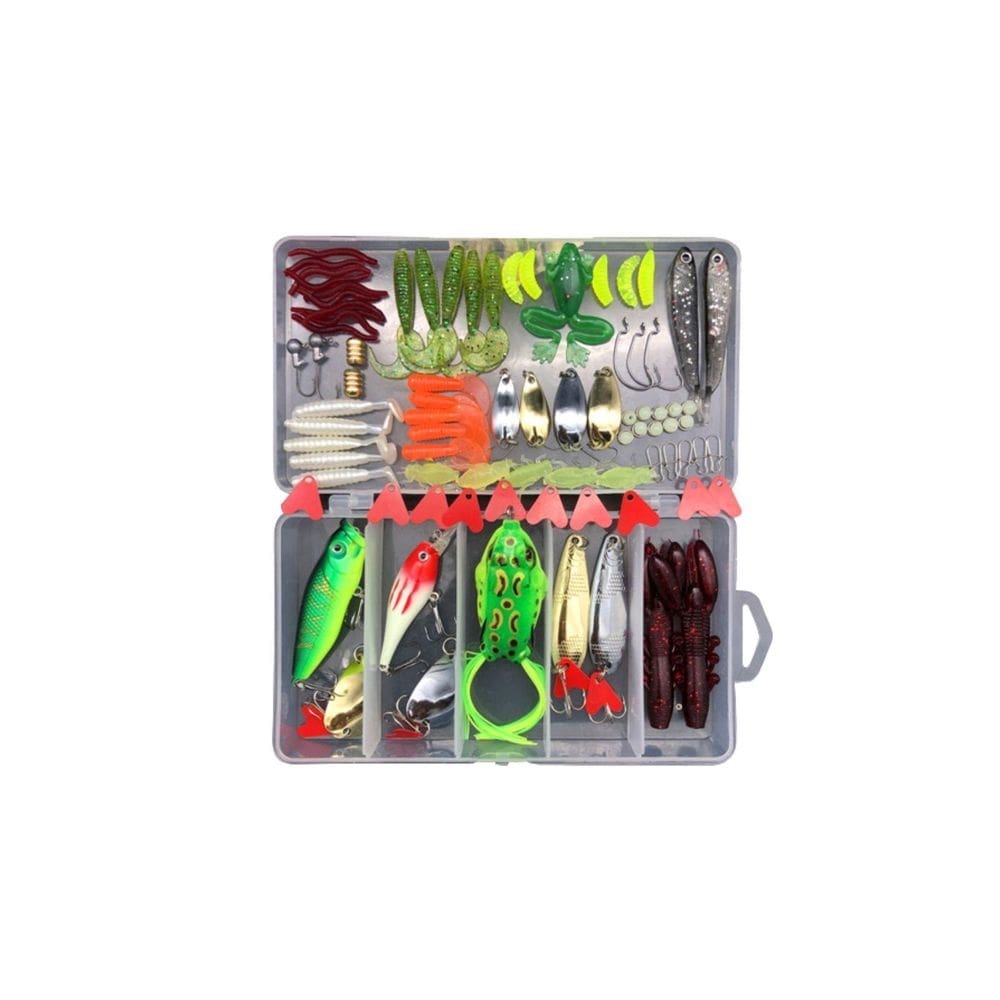 Kit 94 iscas camarão artificiais robalo tucunaré corvina