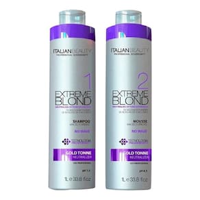 Escova progressiva para loiras sem formol italian beauty bsk