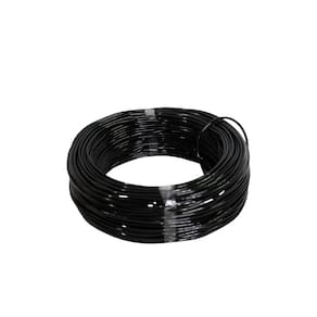 Fio cabo flexível 6mm preto - 50 metros