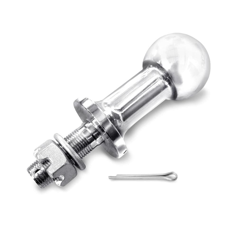 Bola de Engate Reboque Cromada de 150mm Esfera Aço Universal