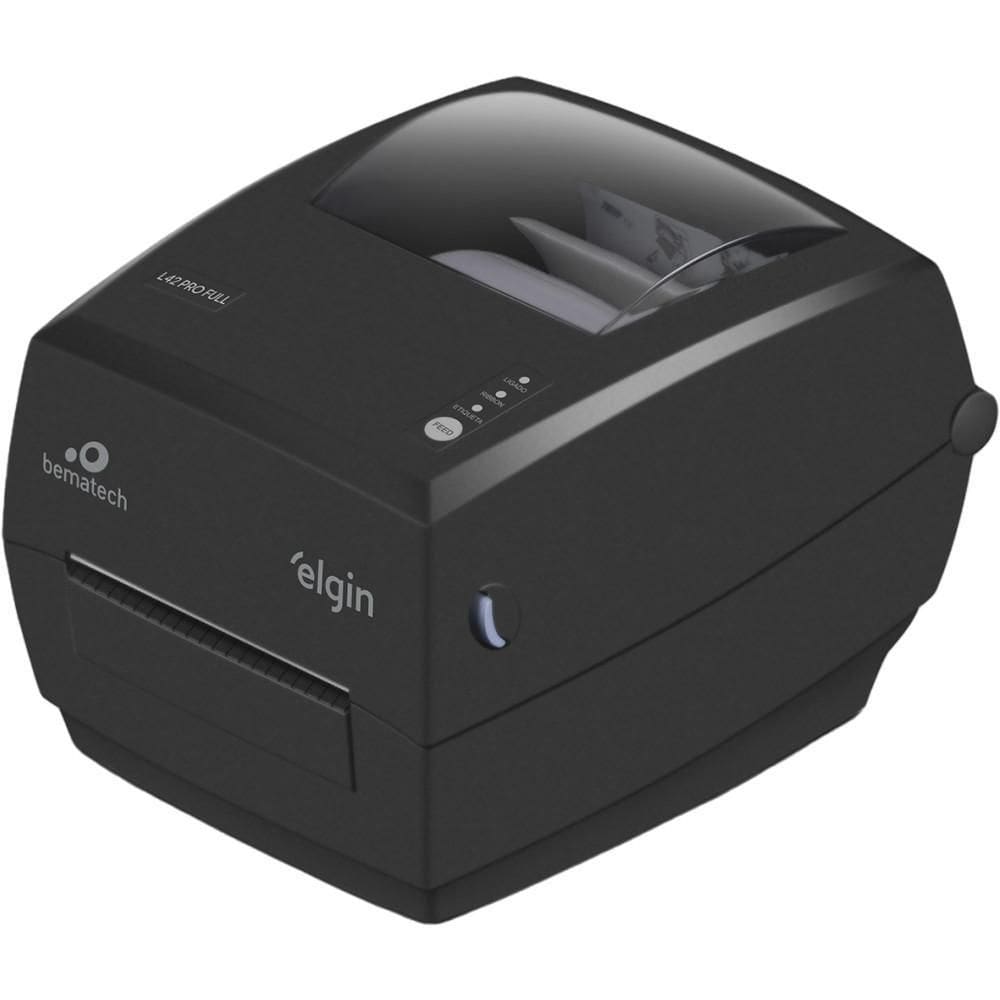 Impressora etiquetas elgin l42 pro full usb ethernet serial