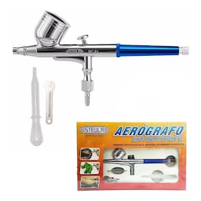 Aerografo steula dupla ação bc 61 bico 0.3 ferramenta de aplicação pintura