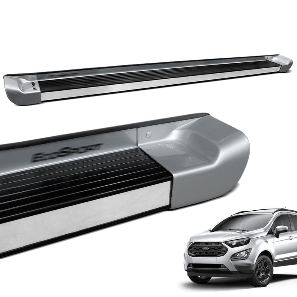 Estribo Lateral Ecosport 2013 a 2021 Prata Enseada Personalizado