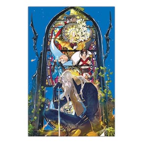 Quadro A3 em MDF Castelvania Vitral - Placa