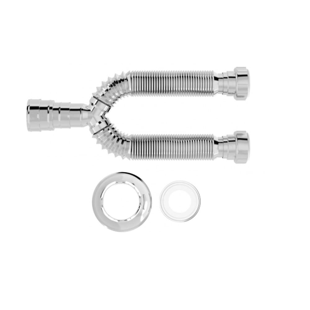 Sifão Duplo Extensivo 1.1/2” Cromado 720mm - 031601