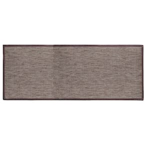 Tapete passadeira pratik bege 45x120cm - jolitex