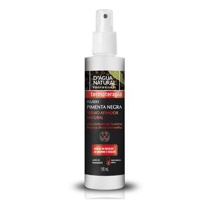 Fluído pimenta negra termoterapia 190ml d`agua natural