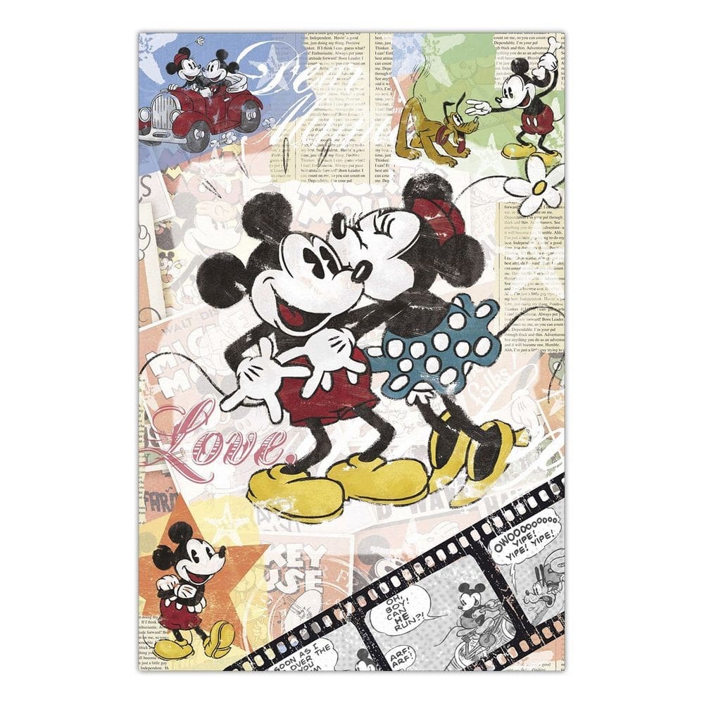 Quadro A3 em MDF Mickey e Minnie 001 - Placa