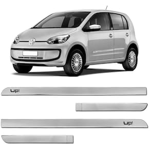 Jogo de Friso Lateral UP 2014 a 2021 Prata Sargas