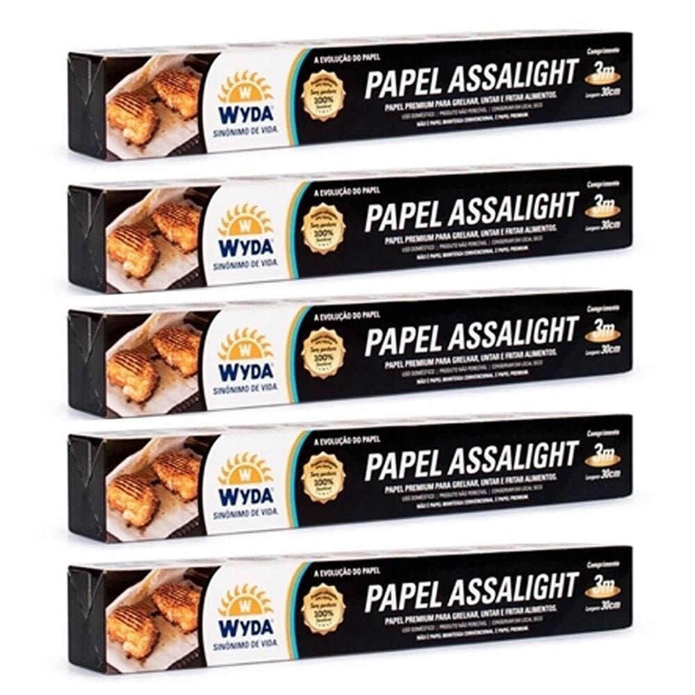 Papel assalight premium 3m wyda 5 rolos