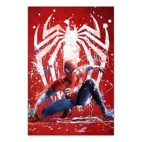 Quadro A3 em MDF Spider Man Game 001- Placa