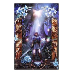 Quadro A3 em MDF Link Zelda Breath of the Wild 001 - Placa
