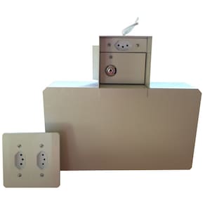 Cofre tomada p/ embutir tamanho grande com ligação elétrica