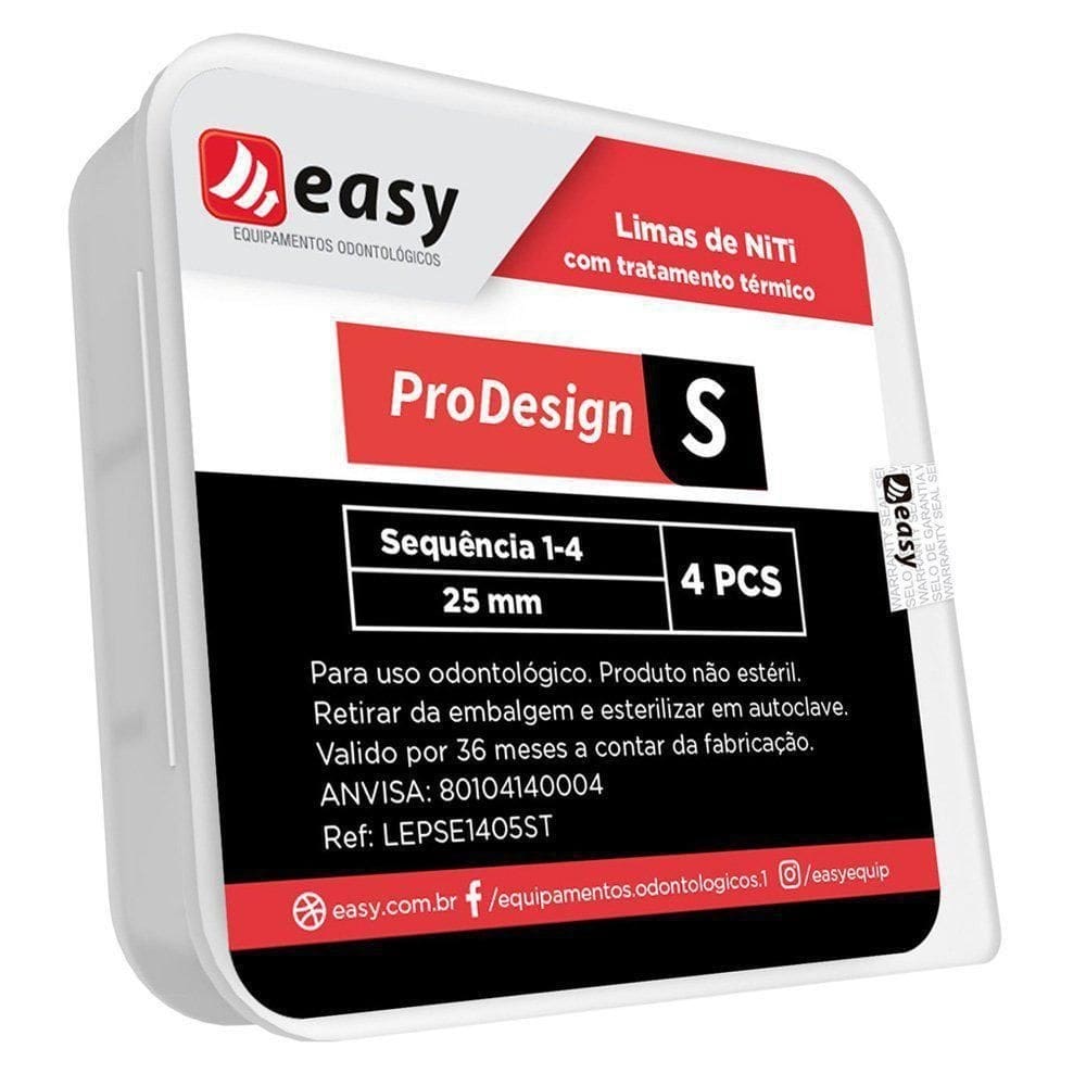 Lima prodesign s  1-4 25mm com 4 unidades