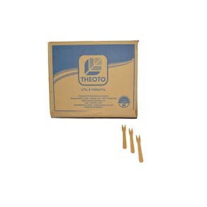 Garfo de madeira para pizza granel theoto c/3000