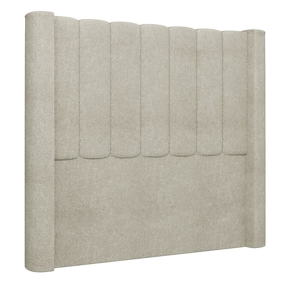 Cabeceira Casal Cama Box 140cm Claire I02 Bouclê Bege - Mpozenato