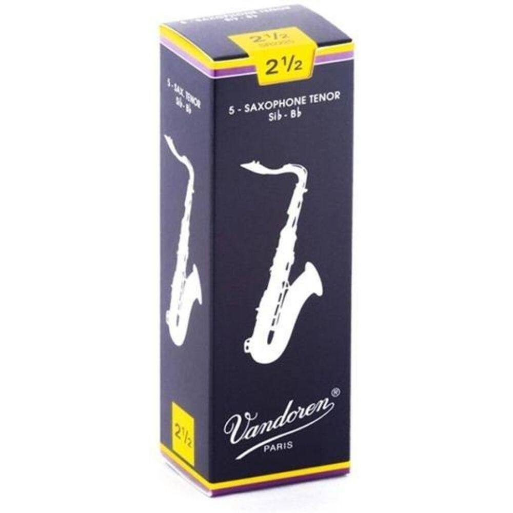 Palheta Tradicional Para Saxofone Tenor 2 ½ Vandoren SR2225 - CX / 5 [F002]