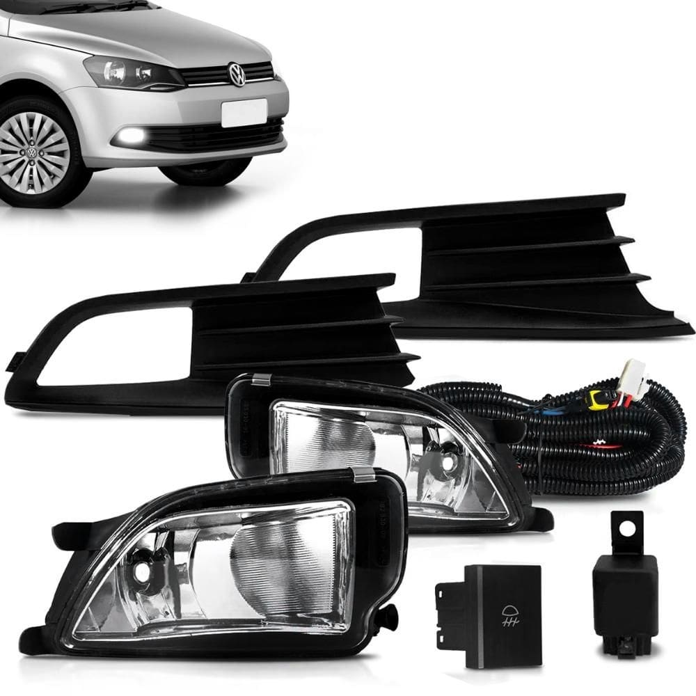 Farol Milha Gol Voyage G6 2013 2016 Auxiliar Neblina Botão