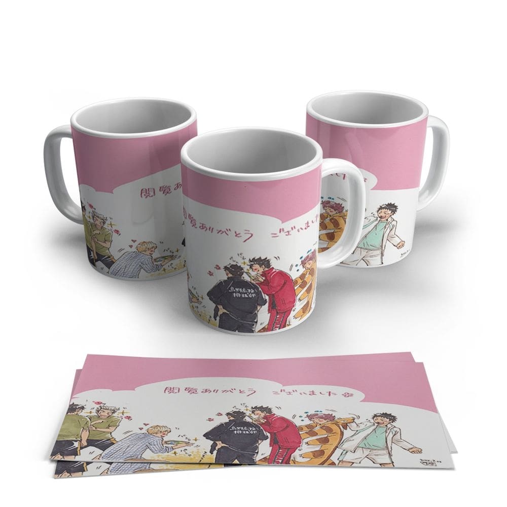 Caneca de Porcelana Haikyuu Anime Mangá 40