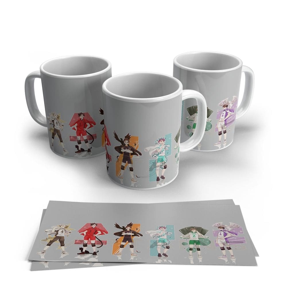Caneca de Porcelana Haikyuu Anime Mangá 45