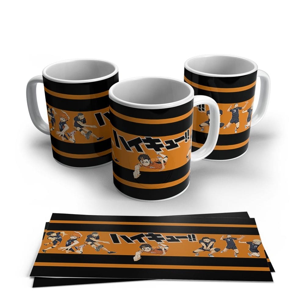 Caneca de Porcelana Haikyuu Anime Mangá 18