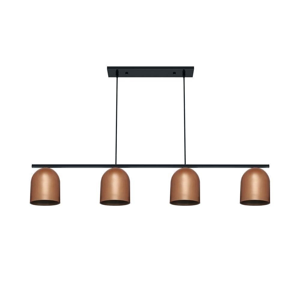 Lustre Pendente Taschibra Folk Metal E27 Bivolt Cobre