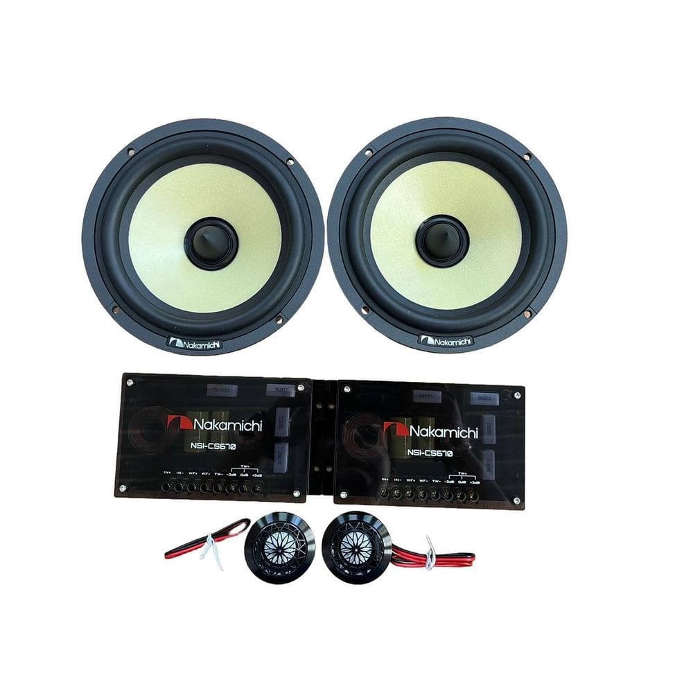 Kit 2 Vias Alto Falante 6 Polegada Nsics670 Nakamichi 150Wrm