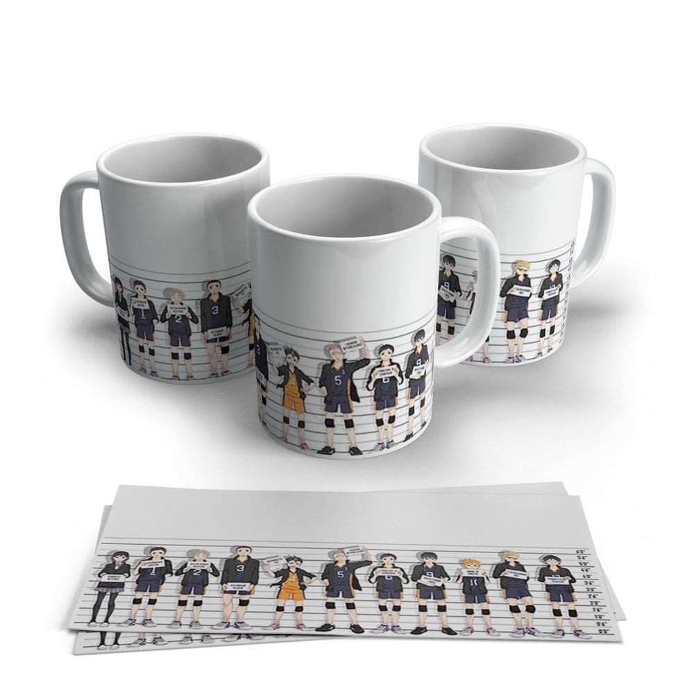 Caneca de Porcelana Haikyuu Anime Mangá 11