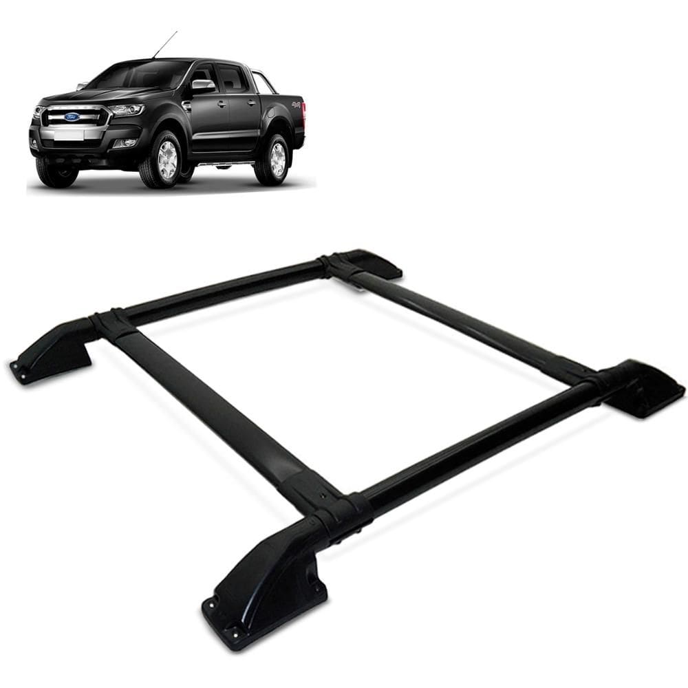 Rack De Teto Bagageiro Ranger 2013 a 2023 Preto Tubolar