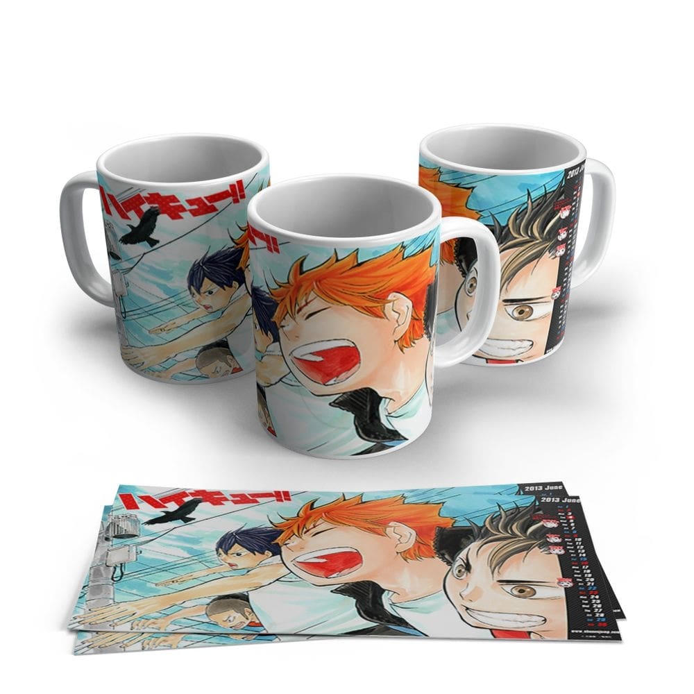 Caneca de Porcelana Haikyuu Anime Mangá 25