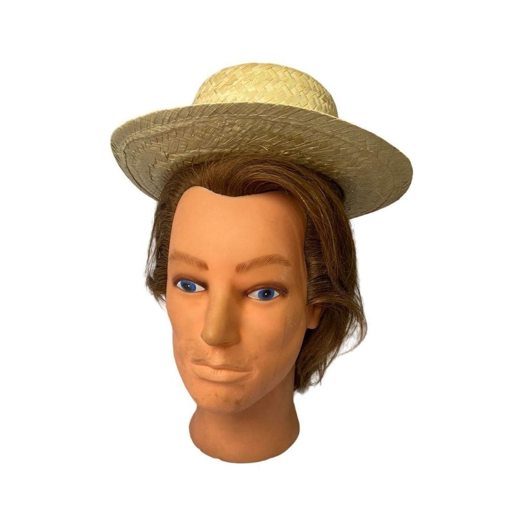 Kit 3 Chapéus De Palha Caipira Festa Junina 28,5Cm