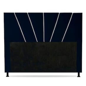Cabeceira Cama Box Casal King Size Dallas 195Cm Azul Marinho
