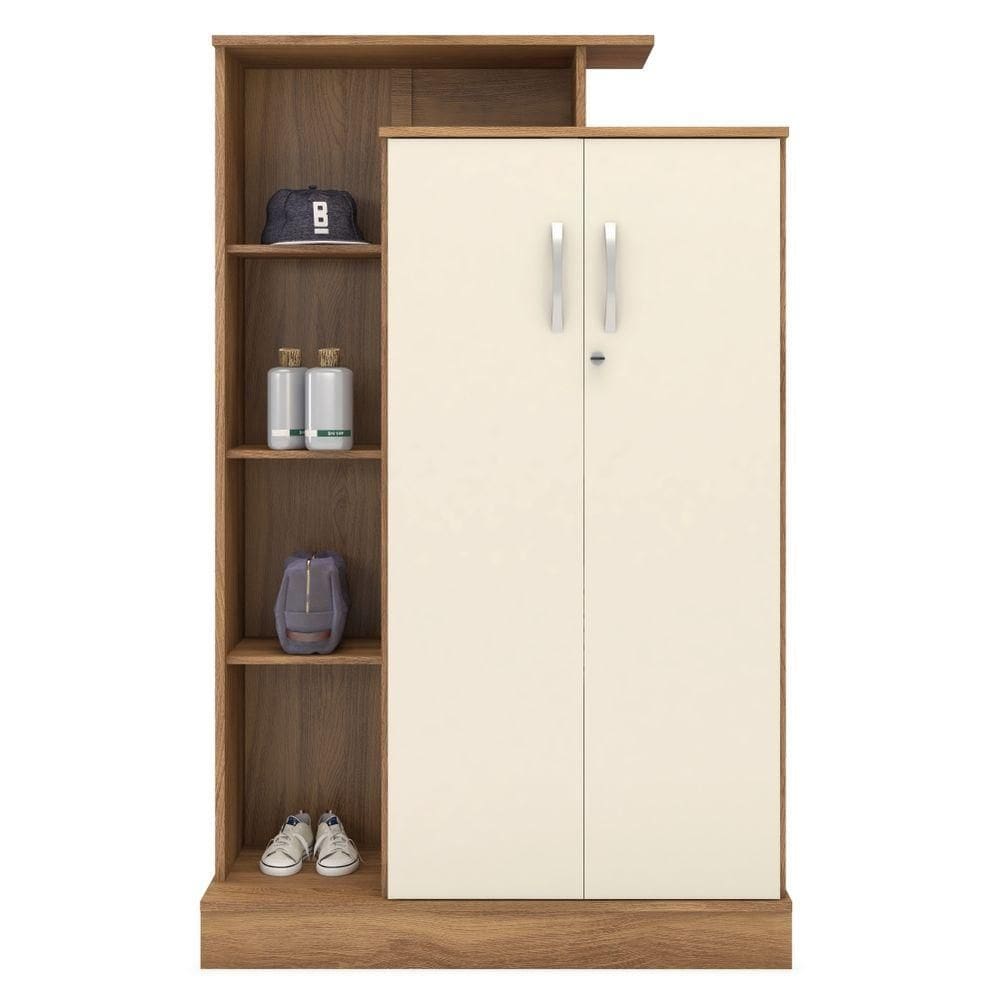 Armário Multiuso Com Prateleiras Eli Amendola Off-white