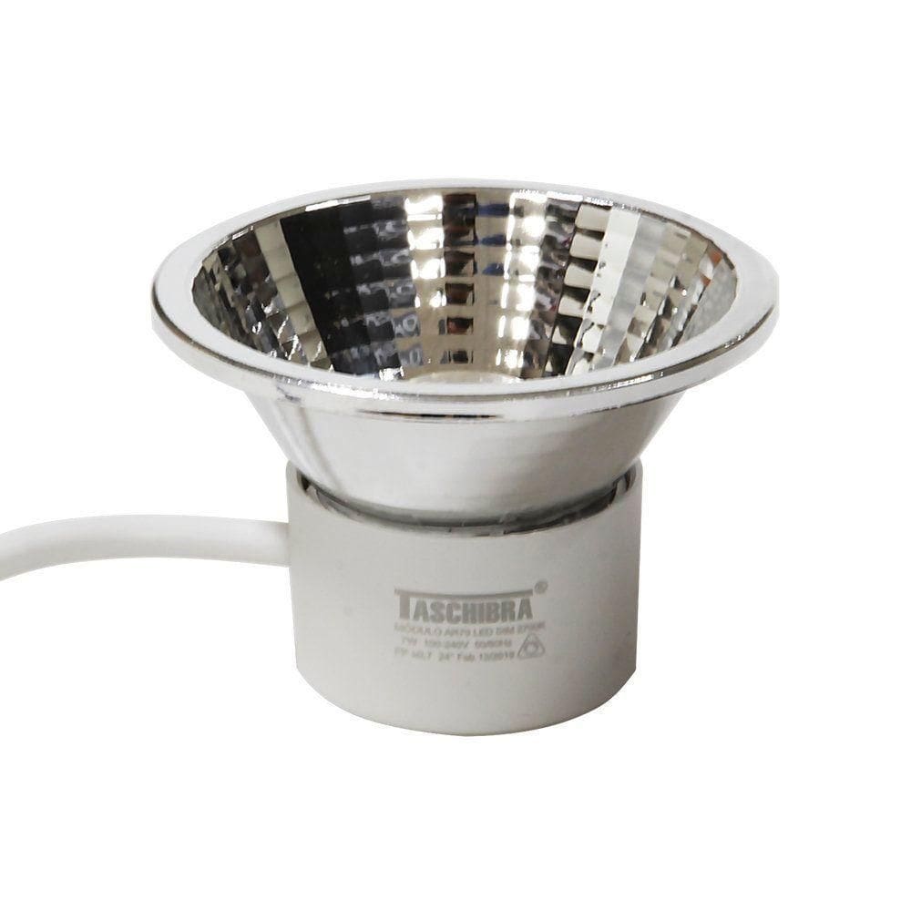 Lâmpada Led Ar70 7w 24° Modulo Dimerizável Taschibra Bivolt 6500k Luz Fria