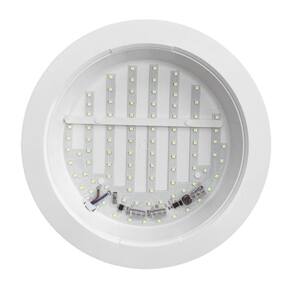 10 Painéis Placa De Led Taschibra 12w Lys Redondo Sobrepor 4000k Luz Neutra